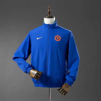Chelsea Reversible Jacket Windbreaker - Blue & Sky Blue
