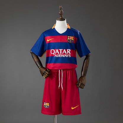 Barcelona 15-16 Home Retro Kids Kit