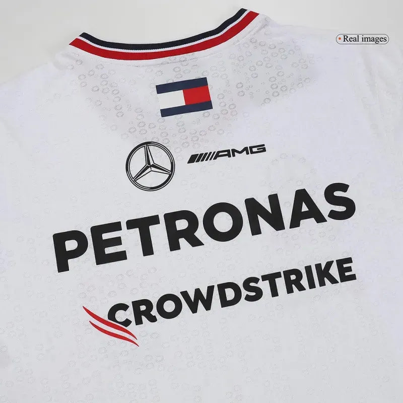 F1 Mercedes AMG Petronas Team Driver T-Shirt - White 2024