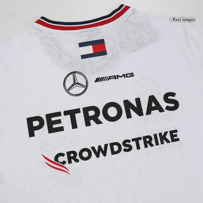 F1 Mercedes AMG Petronas Team Driver T-Shirt - White 2024