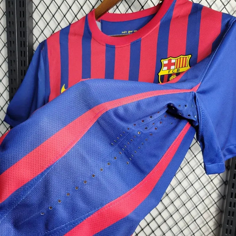 Nike Men Barcelona Retro Home Soccer Shirt 2011-12
