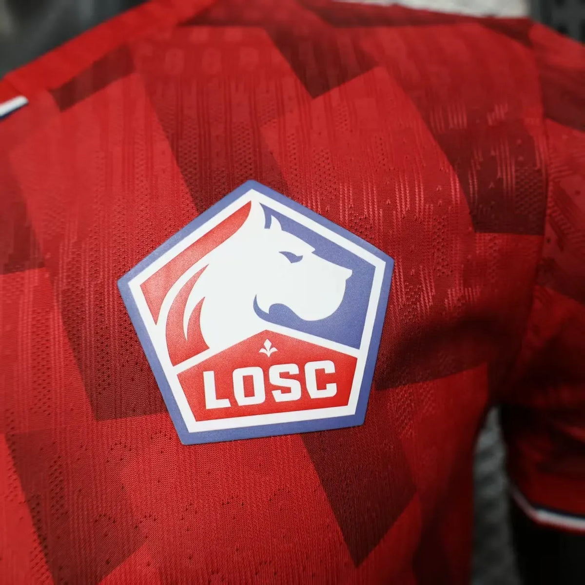 2025-26 Player Version Mens Lille OSC Home Jersey