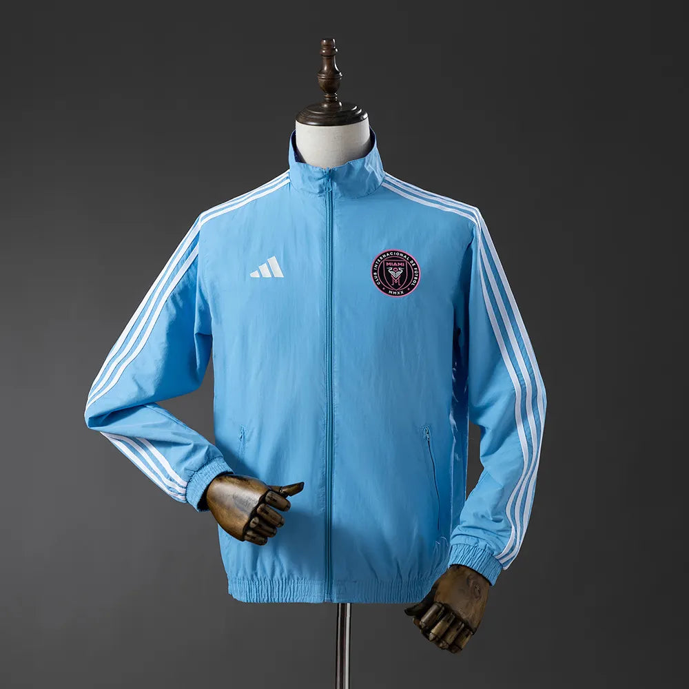 Inter Miami Reversible Anthem Jacket Windbreaker - Blue-Purple