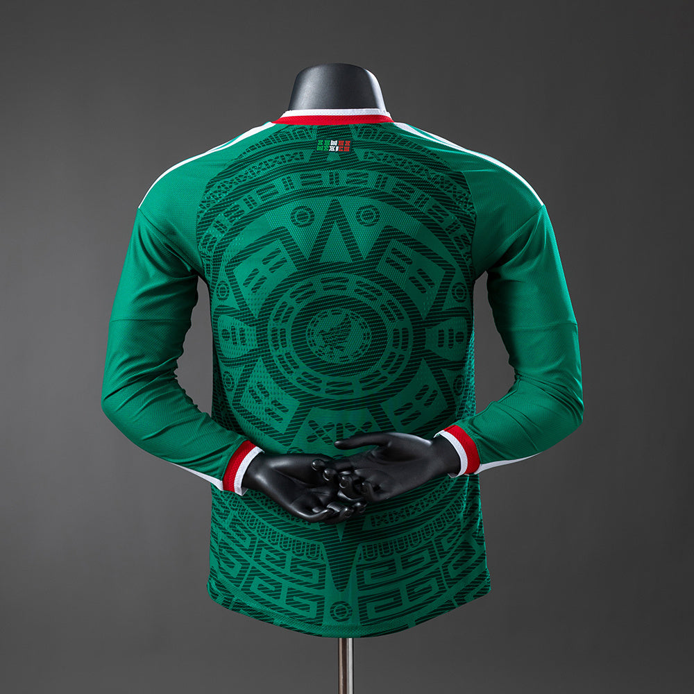 Mexico 2026 Home Long-Sleeve Player Version Jersey