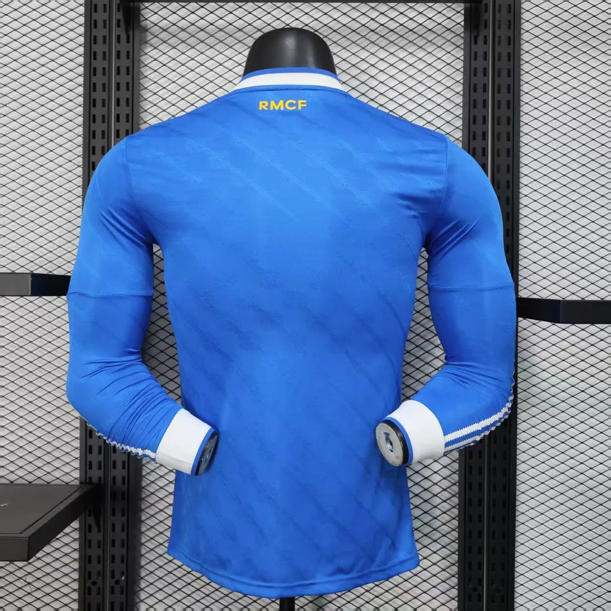 Player Version 25-26 Real Madrid Third Blue Long Sleeve Jersey