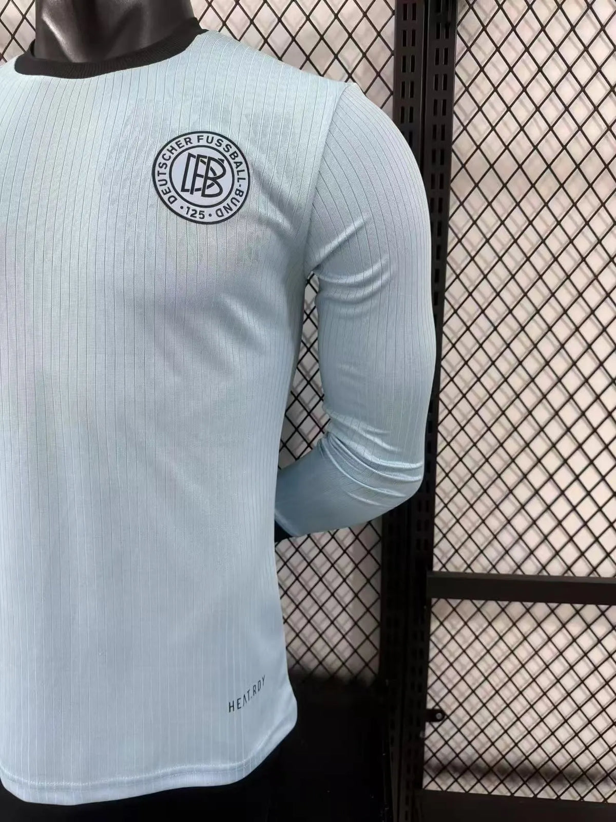 Player Version 2025 Germany Blue 125Th Anniversary Long Sleeve Jersey