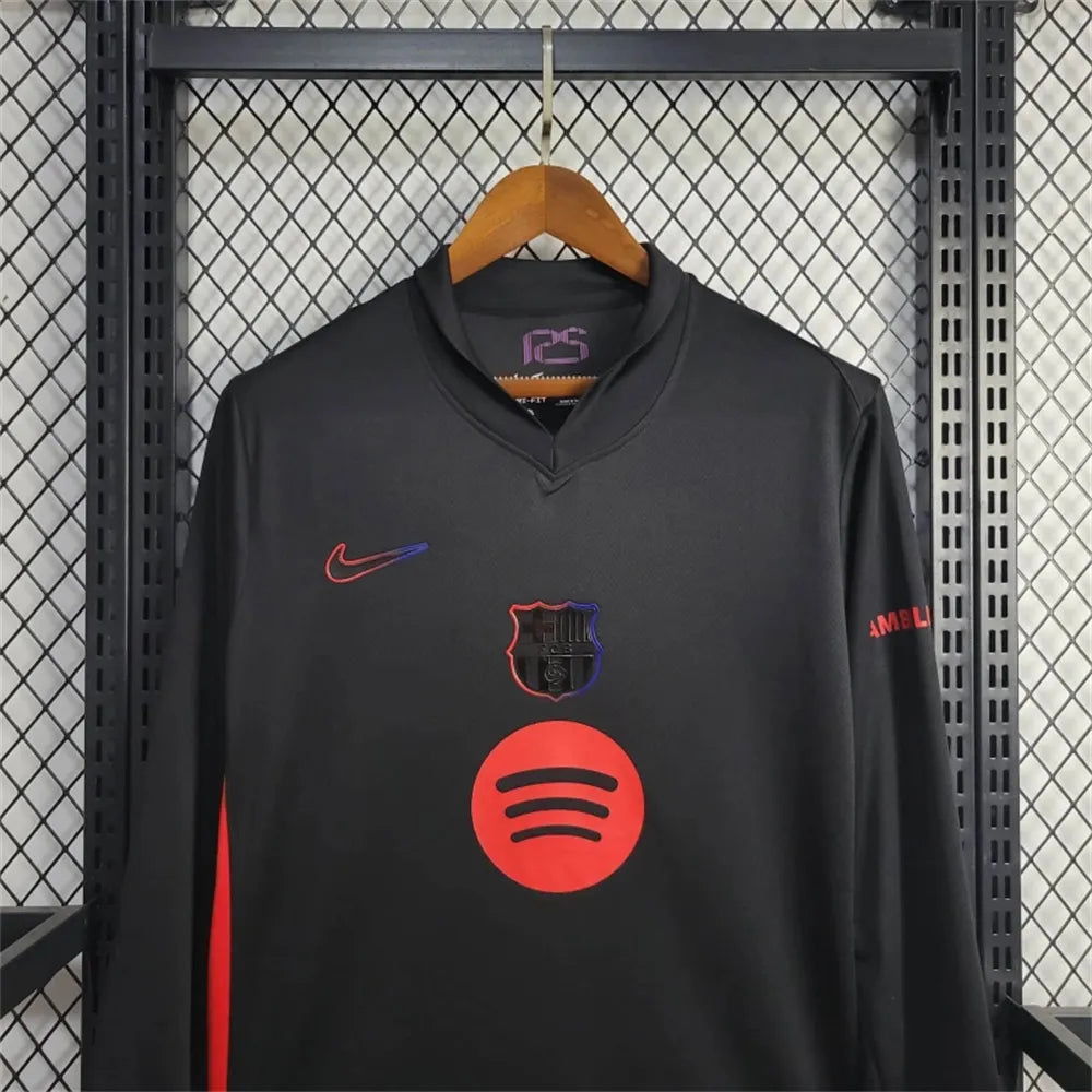 Barcelona Away Long Sleeve Jersey 2024-25