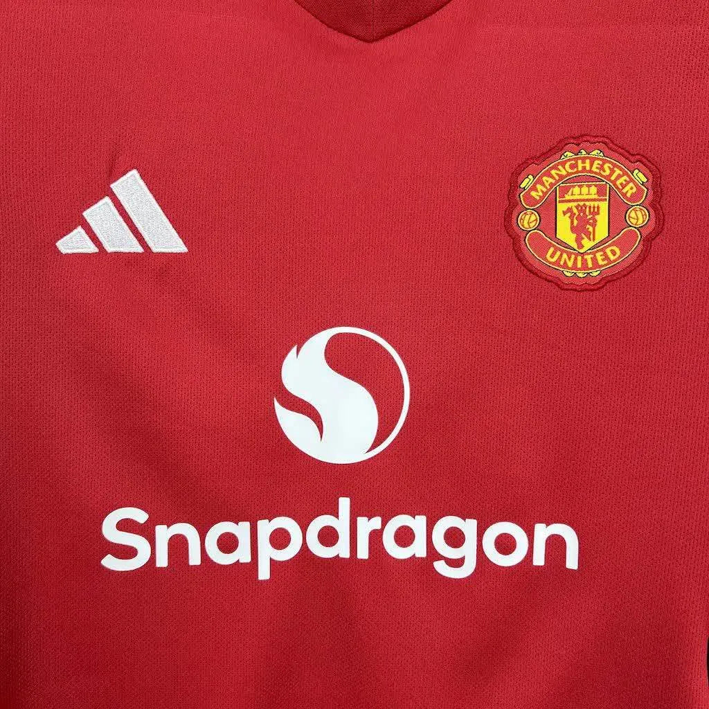 25-26 Kids Manchester United Home Jersey