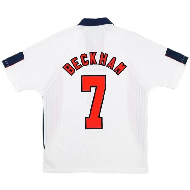 1998 World Cup England Home White Retro Jersey