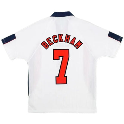 1998 World Cup England Home White Retro Jersey