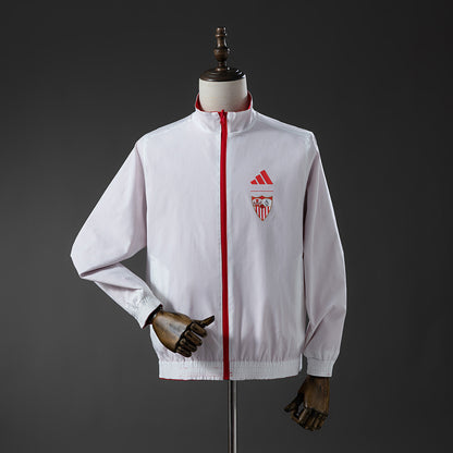 Athletic Bilbao Reversible Jacket Windbreaker - Red & White