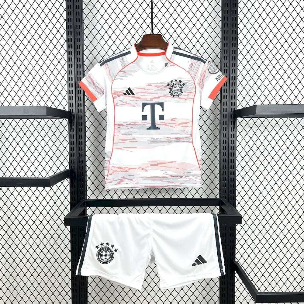 Bayern Munich 2025-26 Away Kids Kit