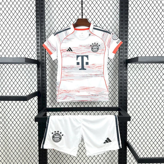 Bayern Munich 2025-26 Away Kids Kit
