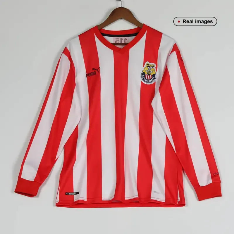 Chivas Guadalajara Soccer Jersey Home Long Sleeve Retro