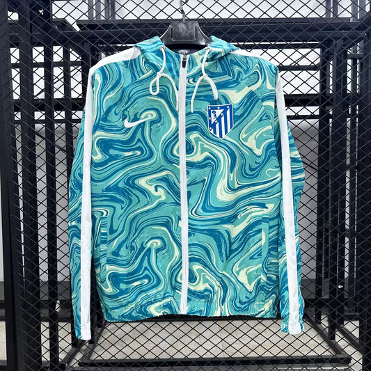 2025/2026 Atletico Madrid Reversible Windbreaker Football Shirt