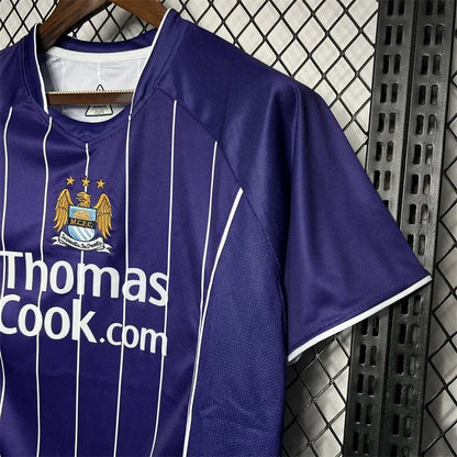 Retro Manchester City Away Football Shirt 2007/2008