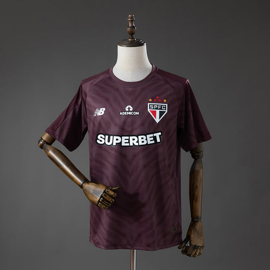Sao Paulo 26-27 Goalkeeper Jersey - Deep Burgundy