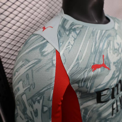 25-26 Player Version AC Milan Home Goalkeeper Long Sleeve Jersey