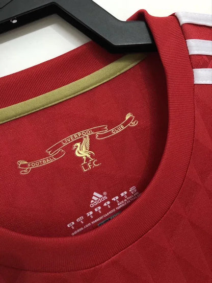 Retro Liverpool FC Home Football Jersey Long Sleeve 2010/2011