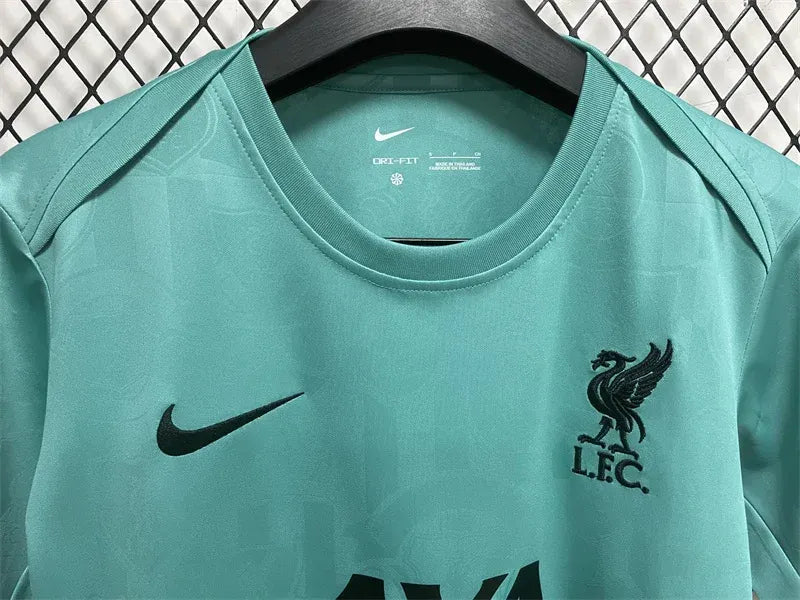 Liverpool Pre-match Training Green Jersey 2024/2025