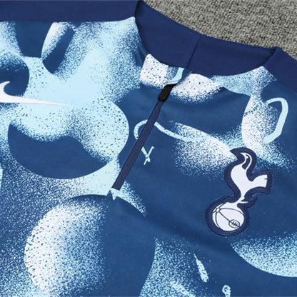 Tottenham Hotspur 24-25 Long Sleeve Training Set - Blue Camouflage