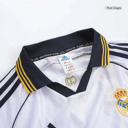 Real Madrid 1999/00 Retro Away Soccer Jersey Long Sleeve
