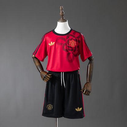 Manchester United 25-26 Cultural Story - Red Kids Kit