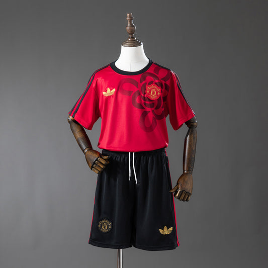 Manchester United 25-26 Cultural Story - Red Kids Kit