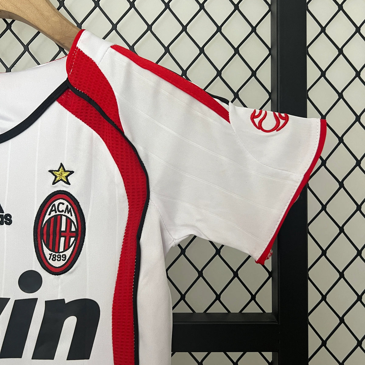 Kids AC Milan UCL Final Kits Retro Jersey Away 06-07