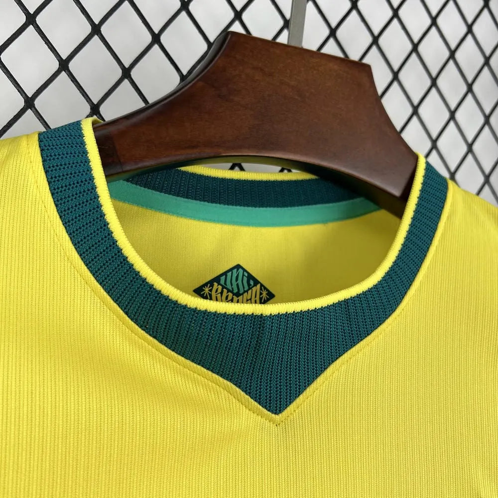 Mens Brazil 2026 World Cup Home Long Sleeve Jersey