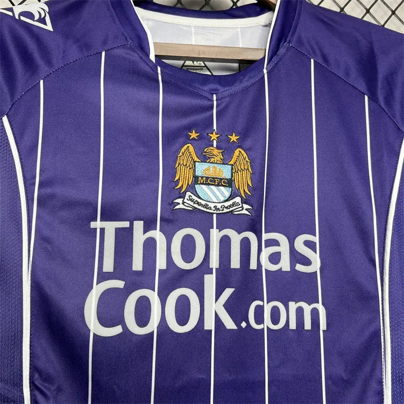 Retro Manchester City Away Football Shirt 2007/2008
