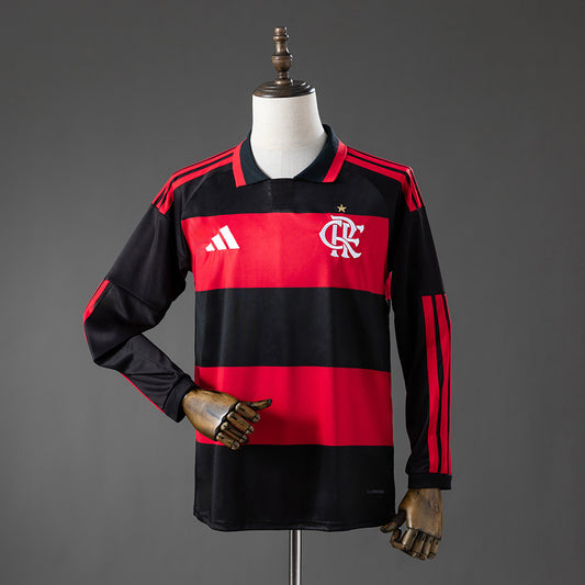 Flamengo 26-27 Home Long-Sleeve Jersey