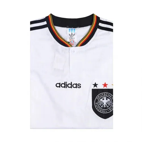 Germany 1996 Retro Jersey Home Euro Cup