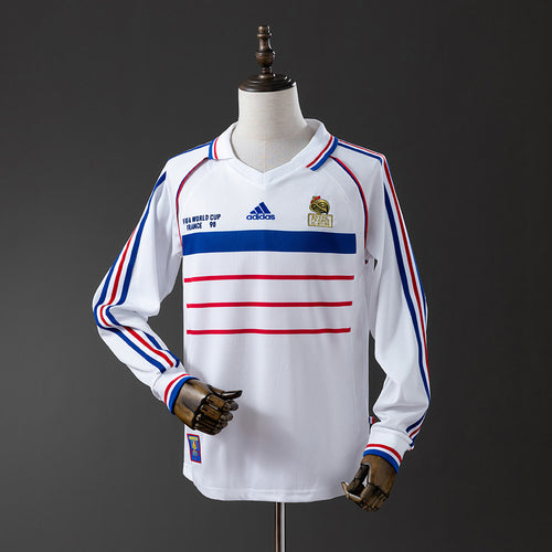 France 1998 Away Long Sleeve Retro Jersey