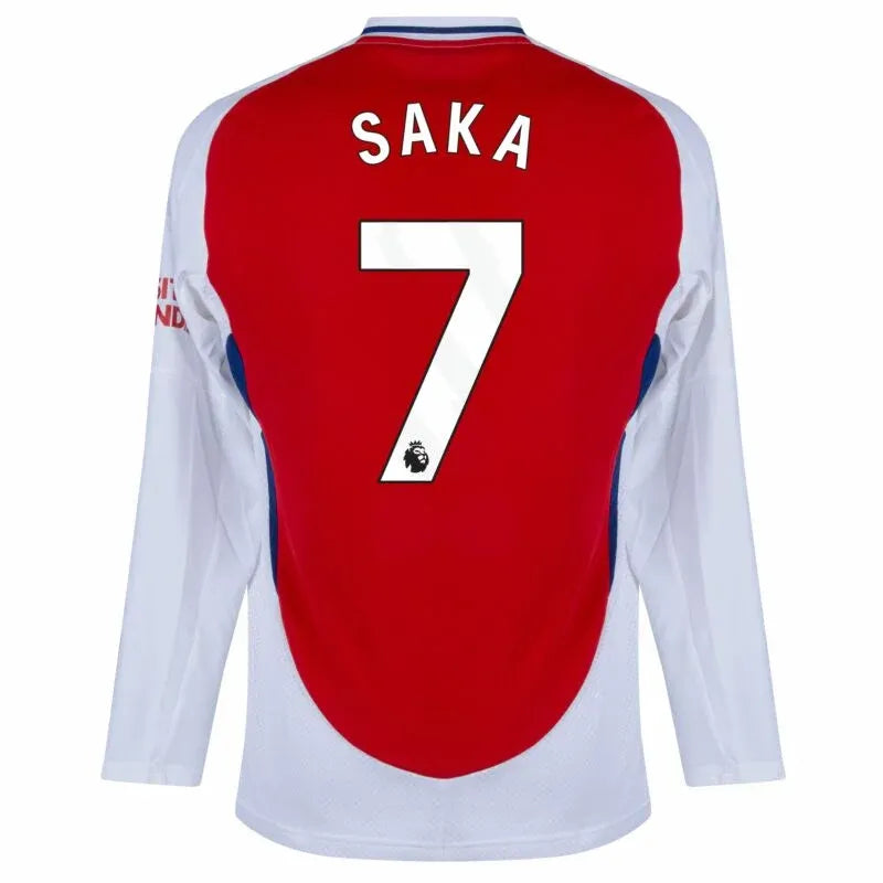 Arsenal Home Long sleeves Saka 7 Shirt 2024-2025 Size：S-4XL