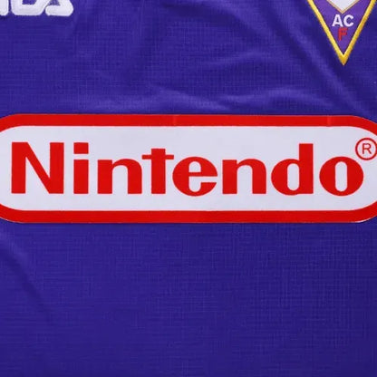 Fiorentina RUI COSTA #10 BATISTUTA #9 Retro 1998/99 Jersey Home