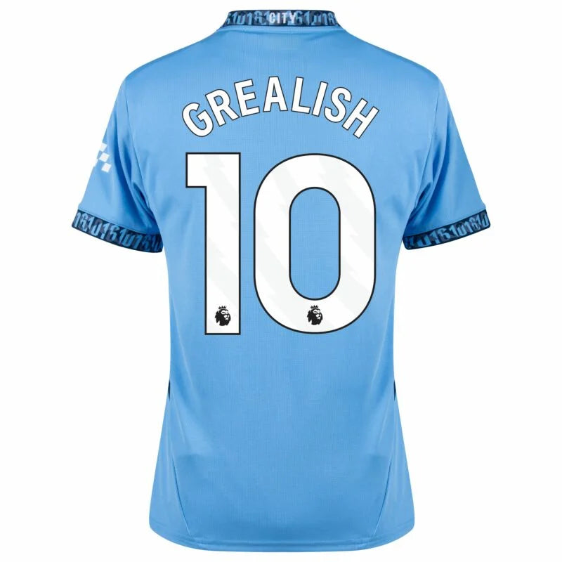 Manchester City Home Grealish 10 Shirt 2024-2025 Size：S-4XL