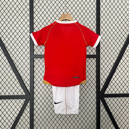 Manchester United 06-07 Home Retro Kids Kits Children Sets Football Jerseys