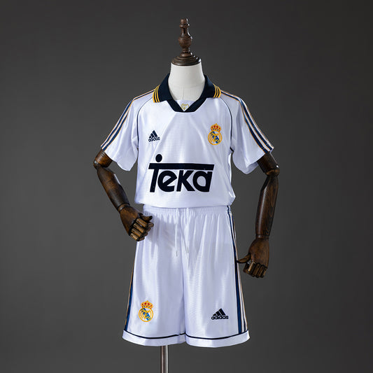 Real Madrid 98-00 Home Retro Kids Kit