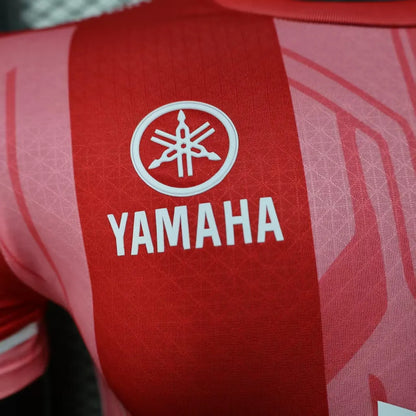 Player Version 25-26 Olympique de Marseille Red with Vertical Stripes Jersey