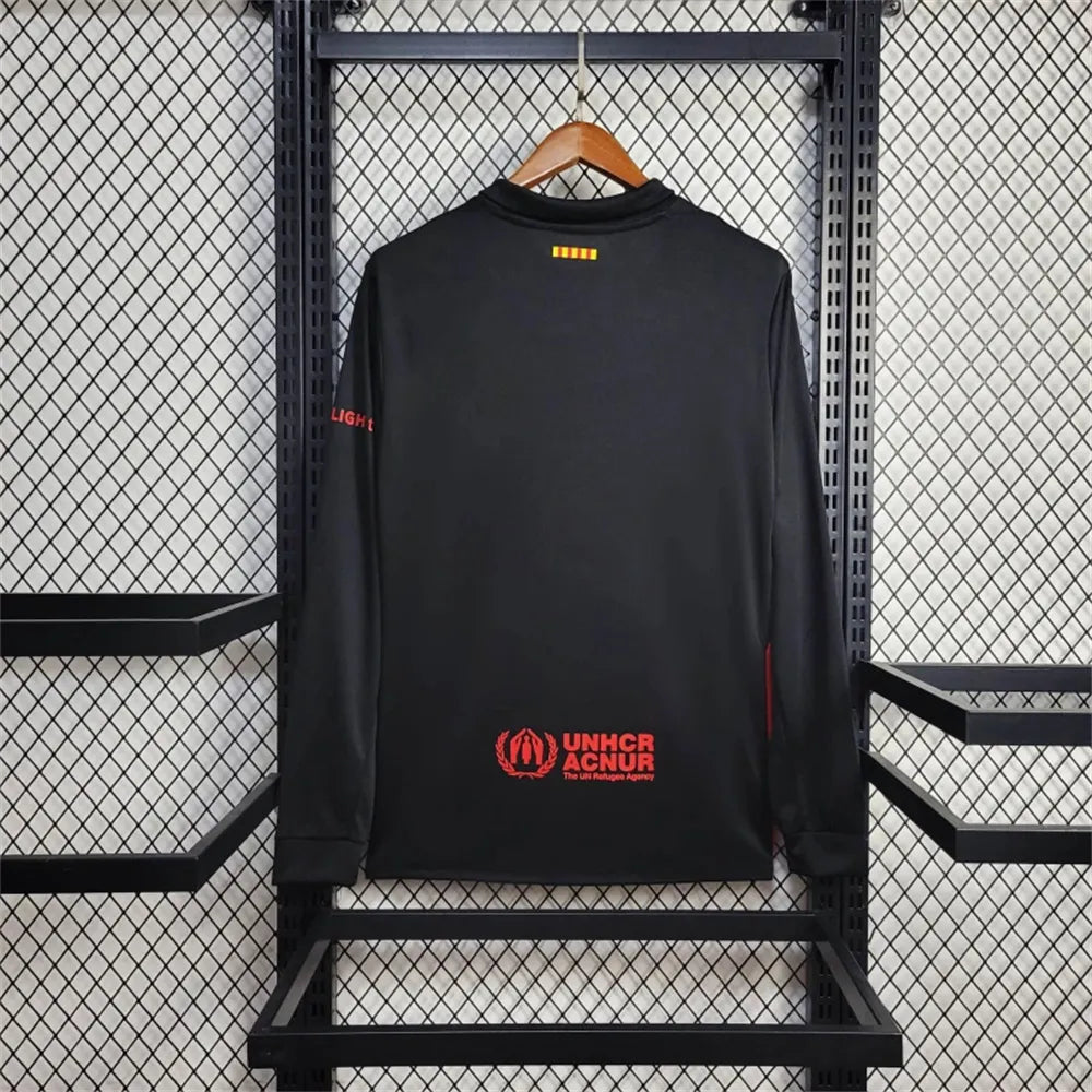 Barcelona Away Long Sleeve Jersey 2024-25