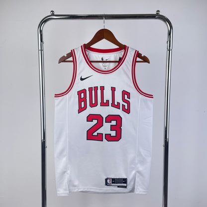 23 Season NBA Bulls White #23 Jordan