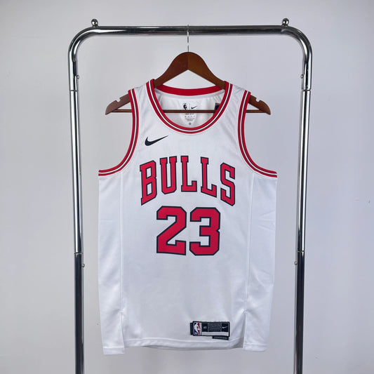 23 Season NBA Bulls White #23 Jordan