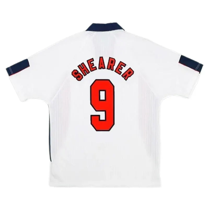 1998 World Cup England Home White Retro Jersey