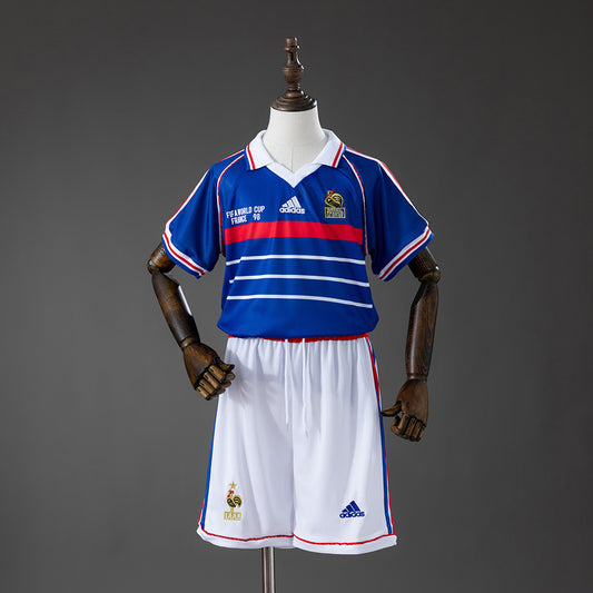 France 1998 Home Retro Kids Kit