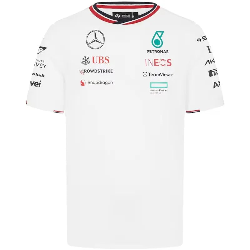 F1 Mercedes AMG Petronas Team Driver T-Shirt - White 2024