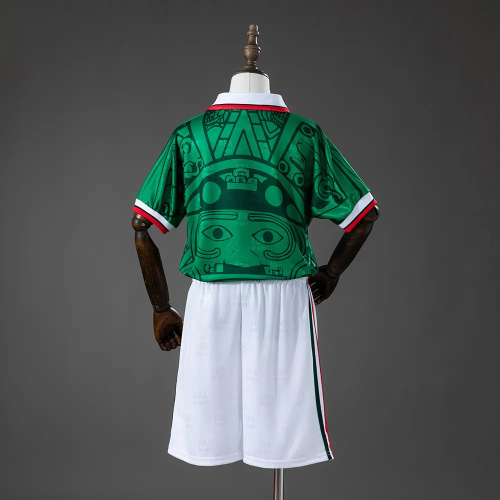 Mexico 1998 Home Retro Kids Kit