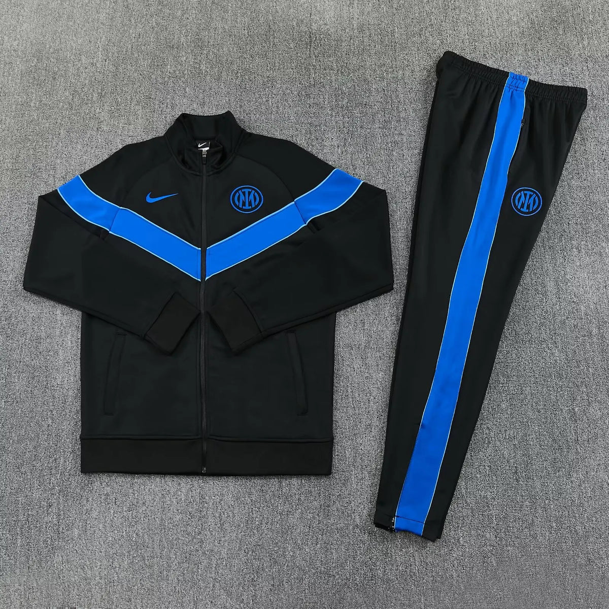 Inter Milan 26-27 Training Kit (Jacket+Pants) Black&blue