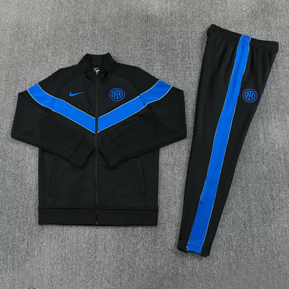 Inter Milan 26-27 Training Kit (Jacket+Pants) Black&blue