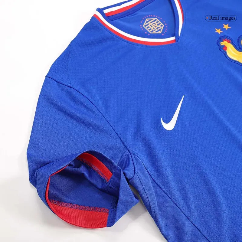 2024 Euro Nation France Home Jersey MBAPPE #10 GIROUD #9 GRIEZMANN #7 Soccer Apparel